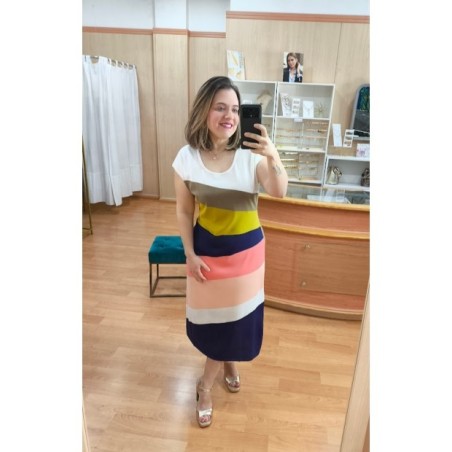 VESTIDO PUNTO ESTAMPADO
