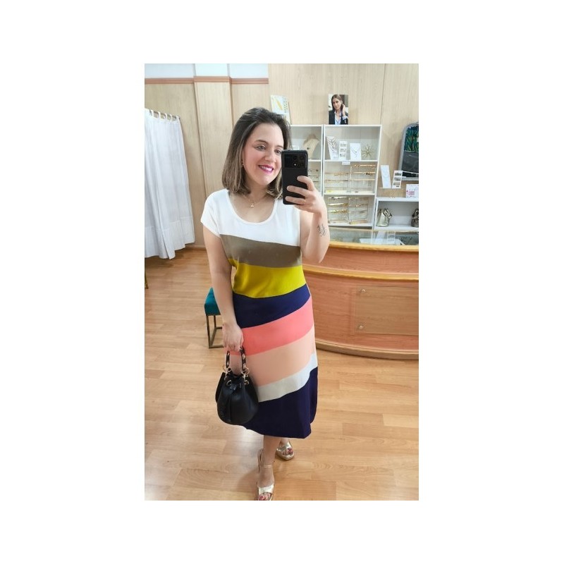 VESTIDO PUNTO ESTAMPADO