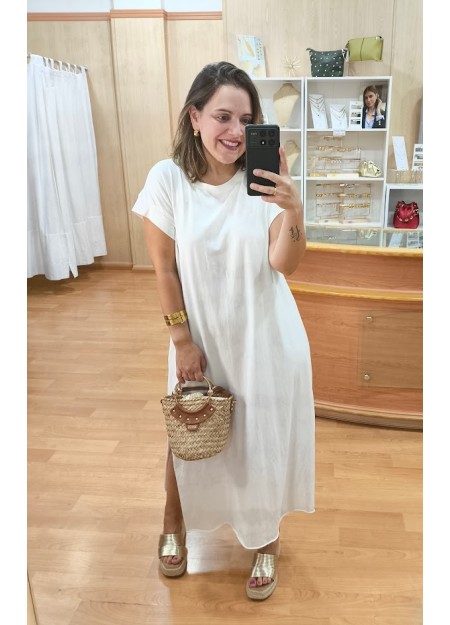 VESTIDO BASIC BLANCO