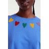 SUDADERA BORDADO DE CORAZONES