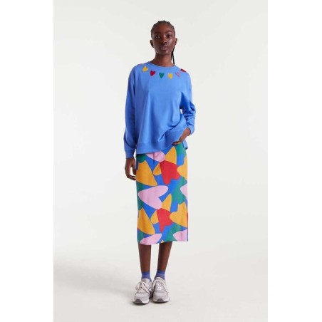 SUDADERA BORDADO DE CORAZONES