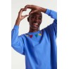 SUDADERA BORDADO DE CORAZONES