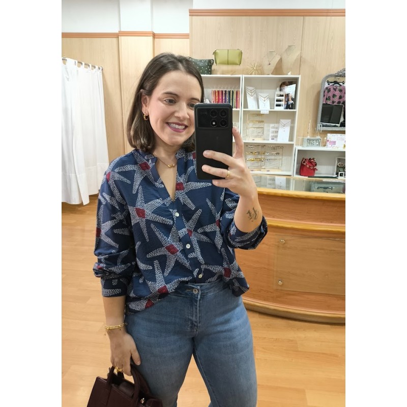 CAMISA ESTAMPADA STARSHIP