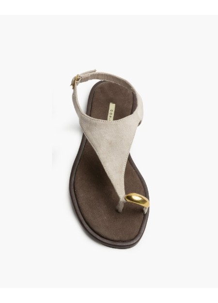 SANDALIA CRETA BEIG
