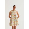 VESTIDO CORTO ESTAMPADO TULIPANES