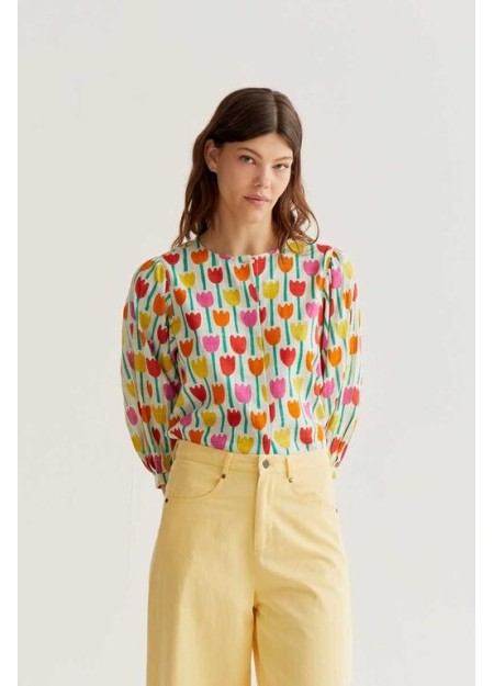 CAMISA ESTAMPADO TULIPANES