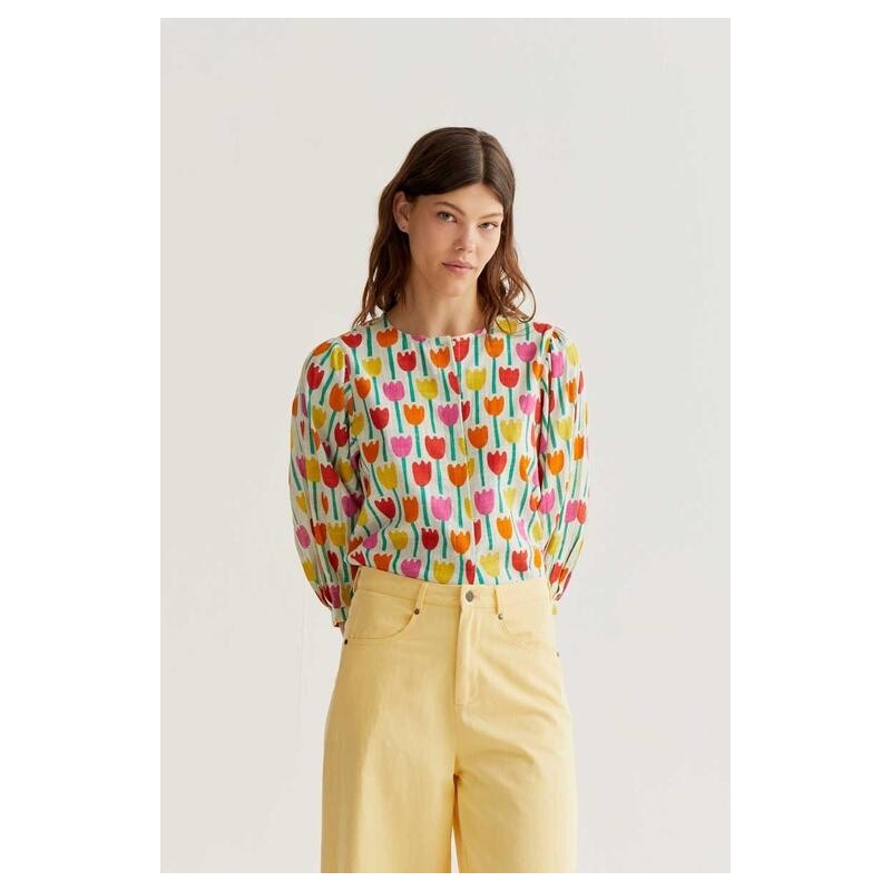 CAMISA ESTAMPADO TULIPANES