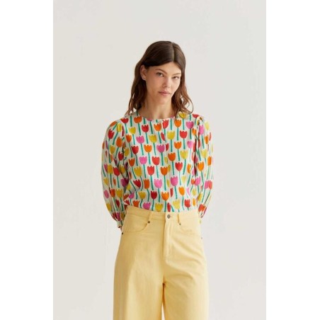 CAMISA ESTAMPADO TULIPANES