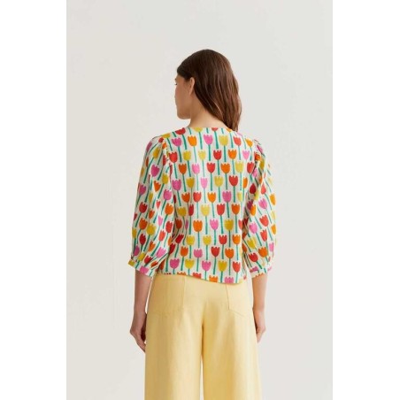 CAMISA ESTAMPADO TULIPANES