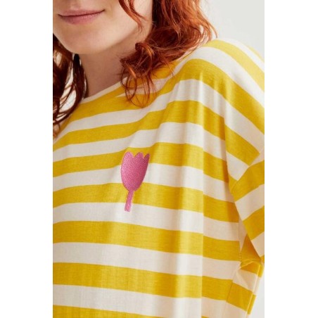 CAMISETA RAYAS AMARILLAS