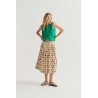 FALDA MIDI TULIPANES