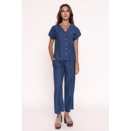 CAMISA AMAYA AZUL