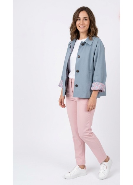 TRENCH AZUL CIELO
