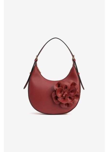 BOLSO FLOR ROJO