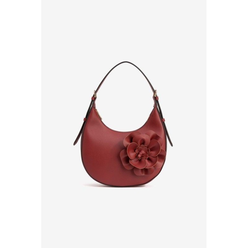 BOLSO FLOR ROJO