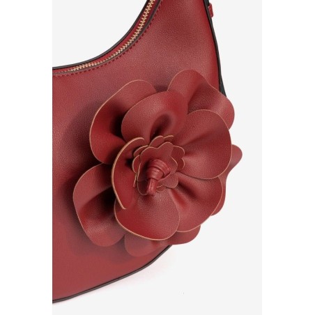 BOLSO FLOR ROJO