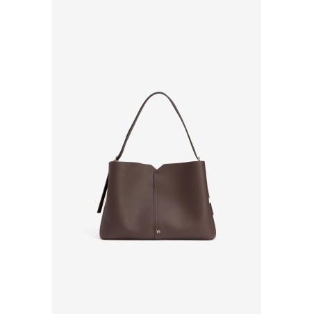 BOLSO CITY  MARRÓN CHOCOLATE