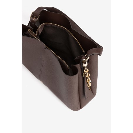 BOLSO CITY  MARRÓN CHOCOLATE