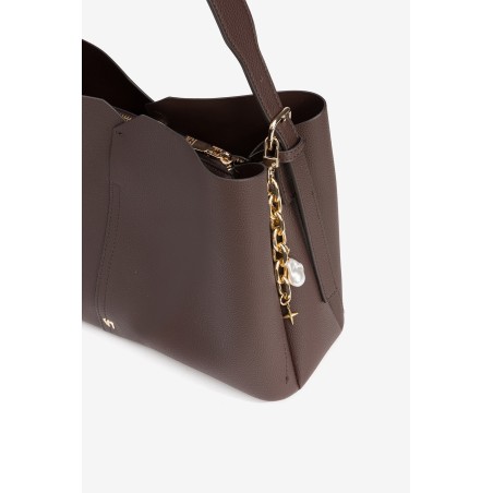 BOLSO CITY  MARRÓN CHOCOLATE