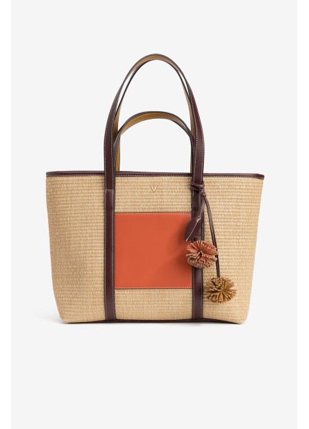 BOLSO SHOPPER RAFIA