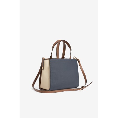 BOLSO CITY COMBINADO CON AZUL