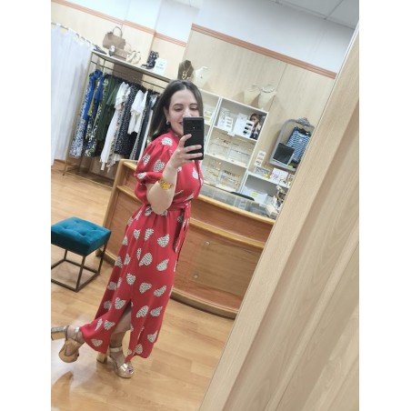 vestido midi estapado corazones|klysa vestido midi estampado harmony red|klysa