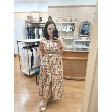 VESTIDO CAMISERO TULIPANES