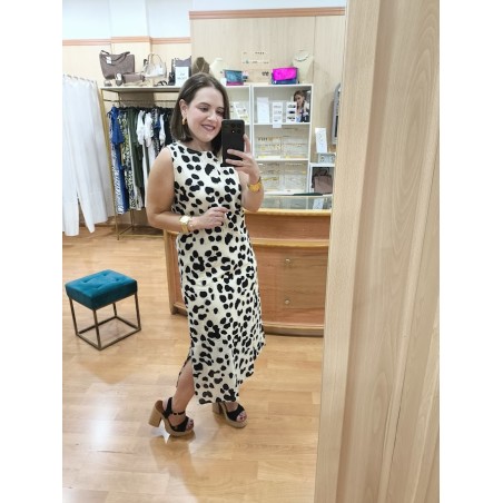 VESTIDO MIDI DALMATIAN
