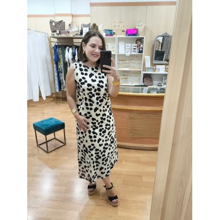 VESTIDO MIDI DALMATIAN