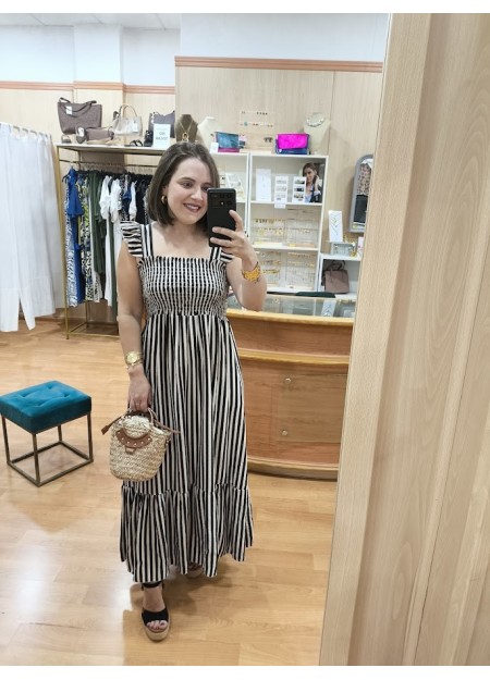 VESTIDO ALBA MARRÓN