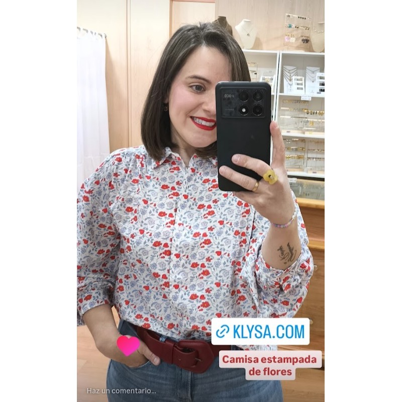 CAMISA ESTAMPADA DE FLORES