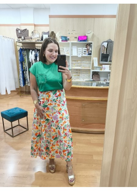 FALDA ESTAMPADO LOTTO