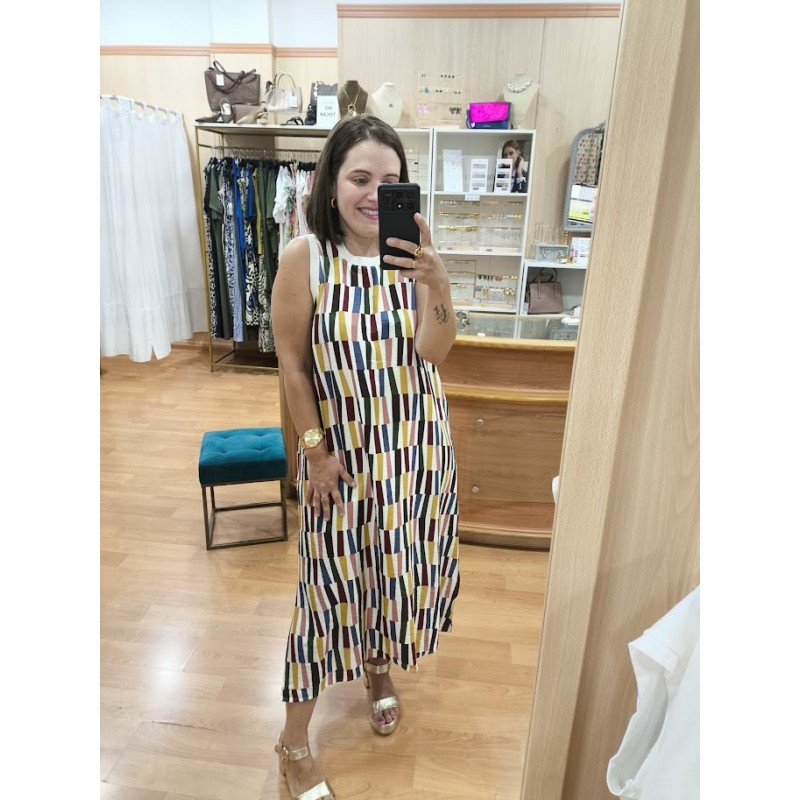 VESTIDO MULTICOLOR