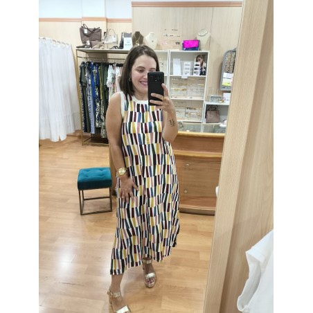 VESTIDO MULTICOLOR