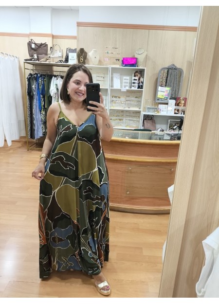 VESTIDO CAPRI KAKI