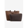 BOLSO SHOPPER MARRÓN