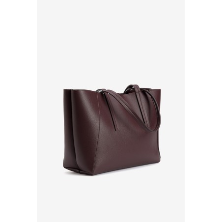 BOLSO SHOPPER BURDEOS
