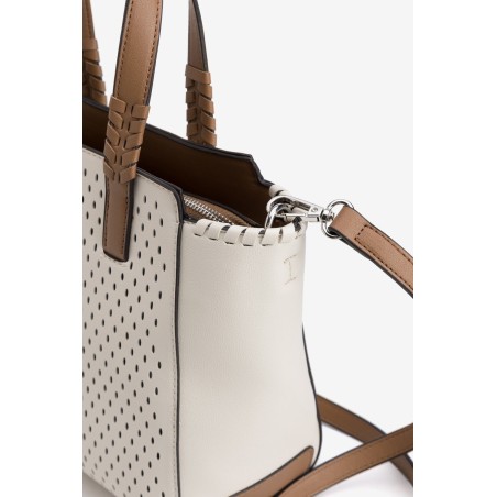 BOLSO PERFORADO BEIG