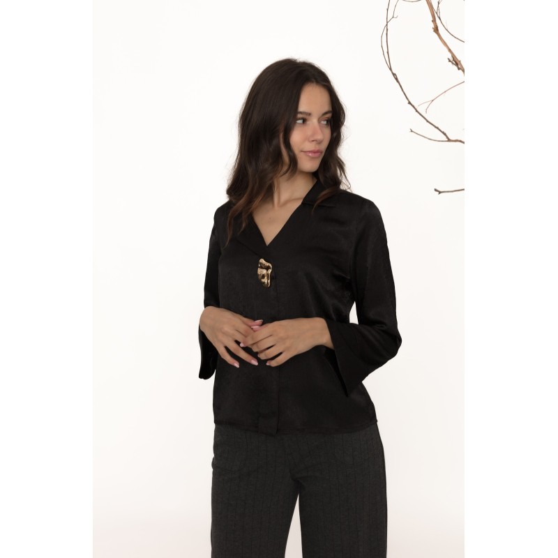 BLUSA JUNCAL NEGRA