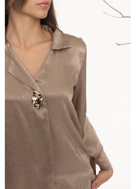 BLUSA JUNCAL BRONCE