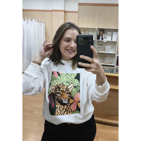 SUDADERA ANIMAL PRINT