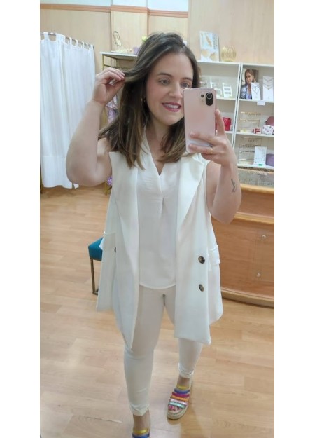 CHALECO BLANCO